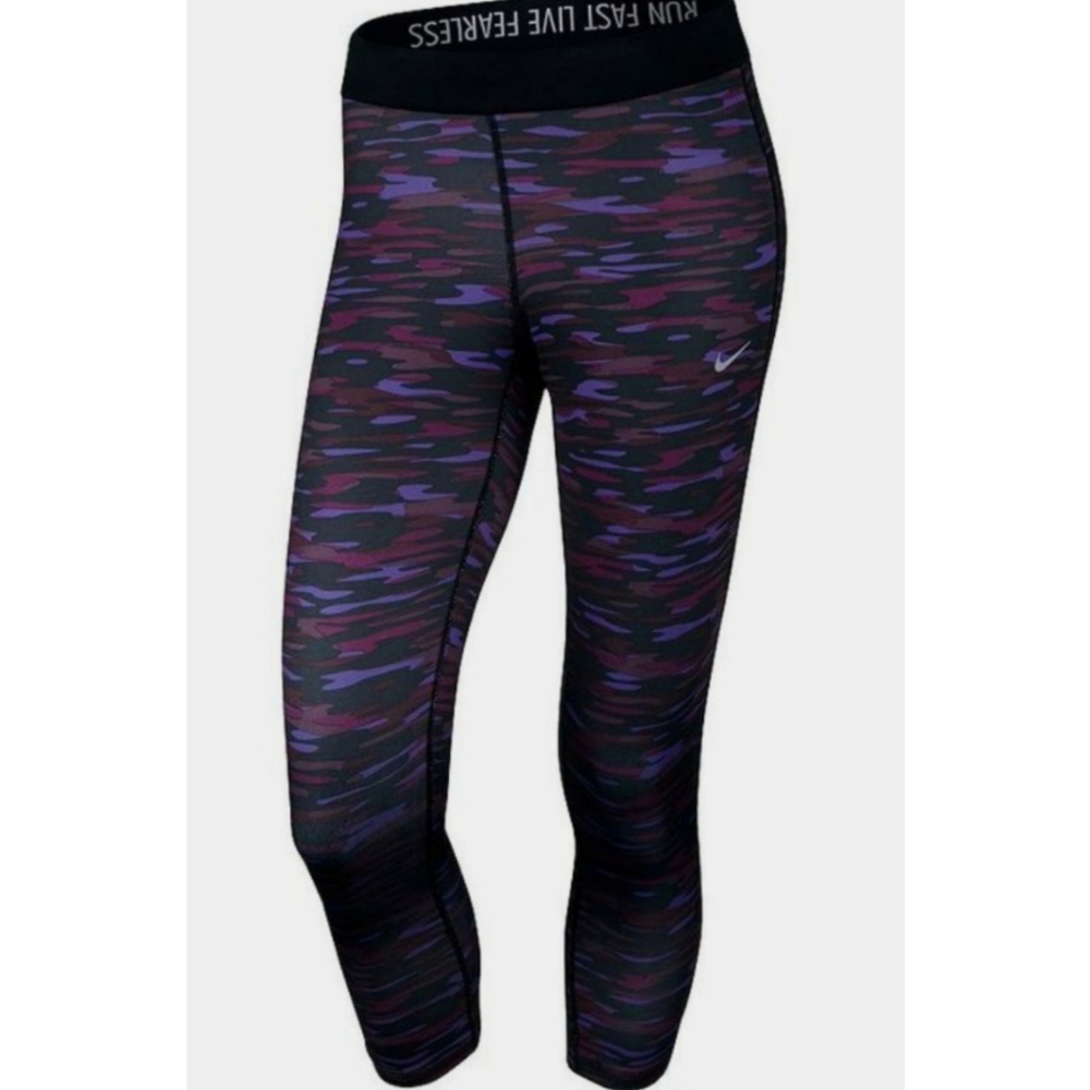Nike Relay Dri-FIT Printed Crop Running Tights
